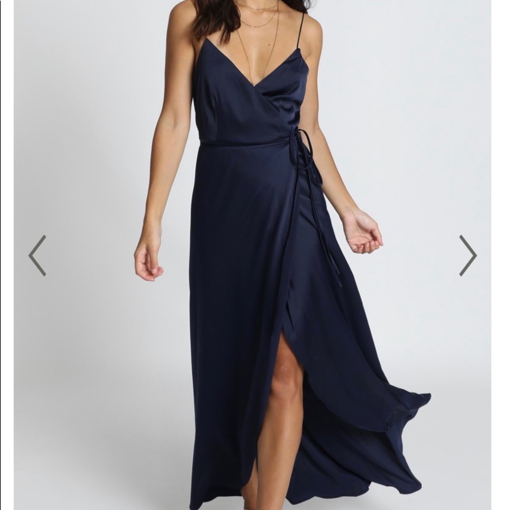 ShowPo Navy Stain dress.